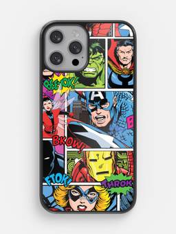 Macmerise - Comic Marvel Design iPhone 13 Pro Bumper Case