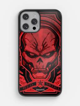 Macmerise - Red Skull Design iPhone 13 Pro Bumper Case