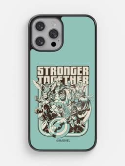 Macmerise - Stronger Together Sketch Design iPhone 13 Pro Bumper Case