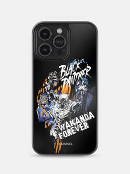 Macmerise - Black Panther Sketch Design iPhone 14 Pro Max Bumper Case