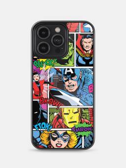 Macmerise - Comic Marvel Design iPhone 14 Pro Max Bumper Case