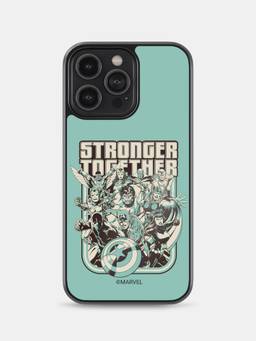 Macmerise - Stronger Together Sketch Design iPhone 14 Pro Max Bumper Case