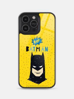 Macmerise - Batman Bam Design iPhone 14 Pro Max Glass Phone Case