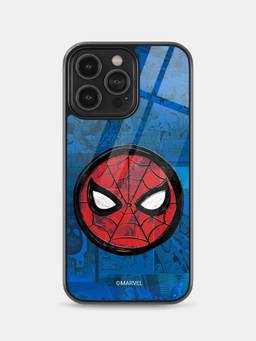 Macmerise - Spidey Tingling Eyes Design iPhone 14 Pro Max Glass Case
