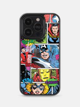 Macmerise - Comic Marvel Design iPhone 14 Pro Bumper Case