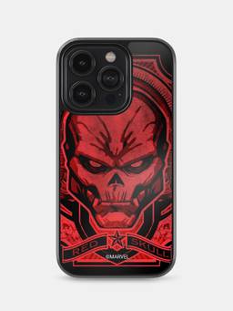 Macmerise - Red Skull Design iPhone 14 Pro Bumper Case