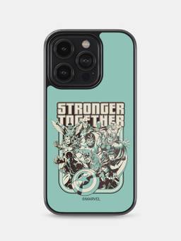 Macmerise - Stronger Together Sketch Design iPhone 14 Pro Bumper Case
