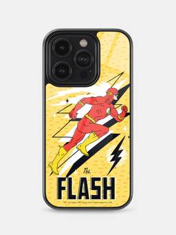 Macmerise - The Flash Design iPhone 14 Pro Glass Phone Case