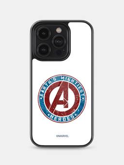Macmerise - Earth's Mightiest Badge Design iPhone 14 Pro Glass Case
