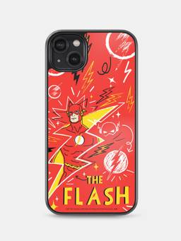 Macmerise - Printed Flash Doodle iPhone 14 Plus Phone Bumper Case