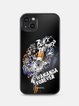 Macmerise - Black Panther Sketch Design iPhone 14 Plus Bumper Case