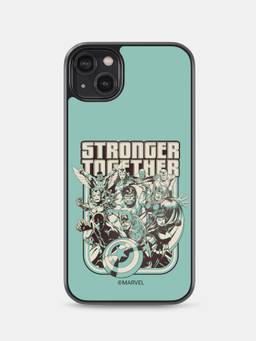 Macmerise - Stronger Together Sketch Design iPhone 14 Plus Bumper Case