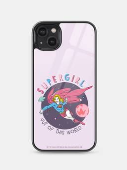 Macmerise - Supergirl Design iPhone 14 Plus Glass Phone Case