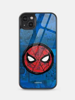 Macmerise - Spidey Tingling Eyes Design iPhone 14 Plus Glass Case