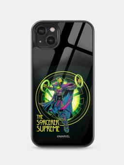 Macmerise - The Sorcerer Supreme Design iPhone 14 Plus Glass Case