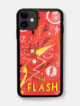 Macmerise - Flash Doodle Printed iPhone 11 Glass Case