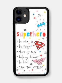 Macmerise - Superhero To Do List Design Printed iPhone 11 Bumper Case