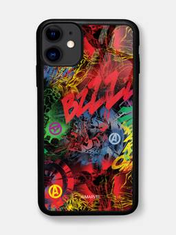 Macmerise - Avenger Pattern iPhone 11 Glass Case