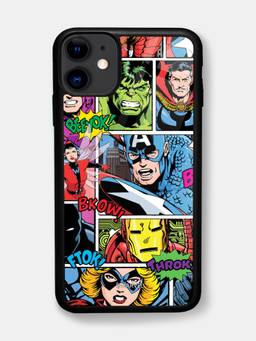 Macmerise - Comic Marvel Design iPhone 11 Glass Case