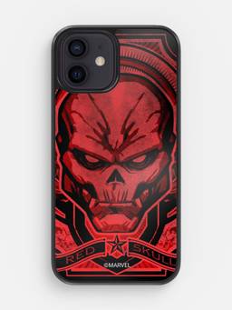 Macmerise - Red Skull Design iPhone 12 Bumper Case