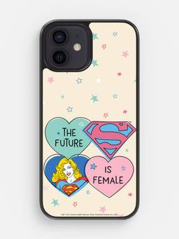 Macmerise - Supergirl Future Design Printed iPhone 12 Glass Back Case