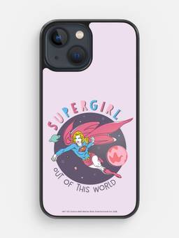 Macmerise - Pink Supergirl Printed iPhone 13 Bumper Back Case