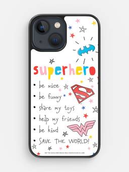 Macmerise - Superhero To Do List Printed iPhone 13 Bumper Mobile Back Case