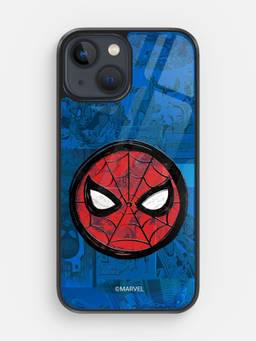 Macmerise - Spidey Tingling Eyes Design iPhone 13 Glass Case