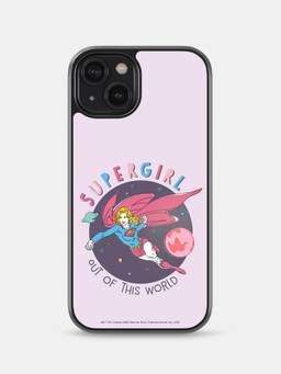 Macmerise - Printed Supergirl iPhone 14 Clear Phone Back Case