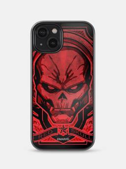 Macmerise - Red Skull Design iPhone 14 Bumper Case