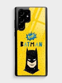 Macmerise - Batman Bam Design Samsung S22 Ultra Glass Phone Back Case