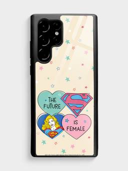 Macmerise - Supergirl Future Design Samsung S22 Ultra Glass Mobile Phone Case