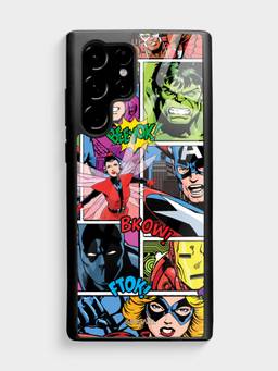 Macmerise - Comic Marvel Design Samsung S22 Ultra Glass Case