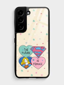 Macmerise - Supergirl Future Design Samsung S22 Glass Phone Case