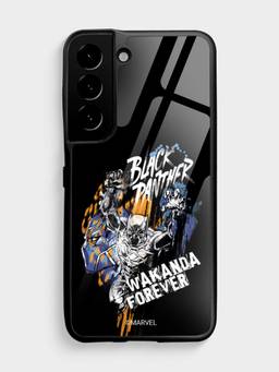 Macmerise - Black Panther Sketch Design Samsung S22 Glass Case