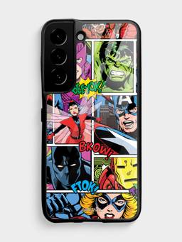 Macmerise - Comic Marvel Design Samsung S22 Glass Case