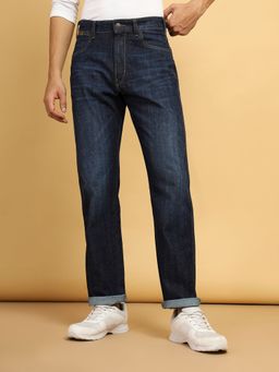 Wrangler - Men's Blue Frontier Comfort Fit Mid Rise Light Fade Jeans