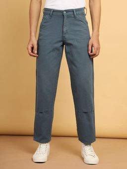 Wrangler - Men's Carpenter Straight Green Workwear Jeans (Relaxed)