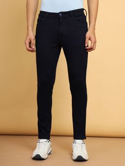 Wrangler - Men's Blue Bostin Slim Fit Mid Rise Jeans