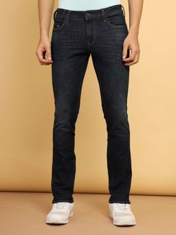 Wrangler - Men's Grey Skanders Slim Fit Low Rise Light Fade Jeans