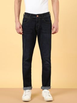 Wrangler - Men's Blue Bostin Slim Fit Mid Rise Jeans
