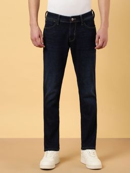 Wrangler - Men's Blue Millard Straight Fit Mid Rise Light Fade Jeans