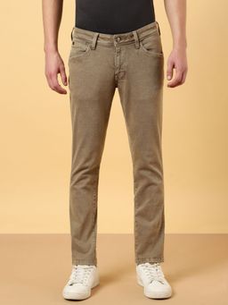 Wrangler - Men's Skanders Brown Overdyed Jeans (Slim)