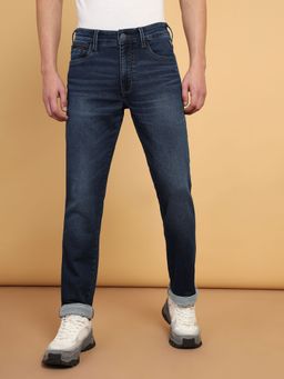 Wrangler - Men's Millard Blue Traveller Jeans (Straight)