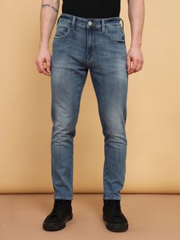 Wrangler - Men's Blue Relaxed Fit High Rise Jeans