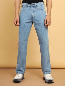 Wrangler - Men's Blue Redding Comfort Fit Low Rise No Fade Jeans