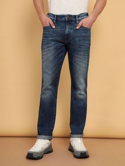 Wrangler - Men's Millard Blue Utility Pocket Jeans (Straight)