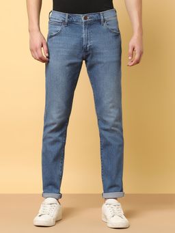 Wrangler - Men's Larston Blue Jeans (Slim)