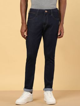Wrangler - Men's Blue Vegas Skinny Fit Low Rise No Fade Jeans