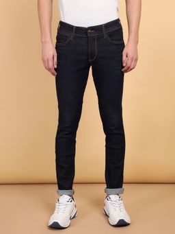 Wrangler - Men's Blue Vegas Skinny Fit Low Rise Light Fade Jeans